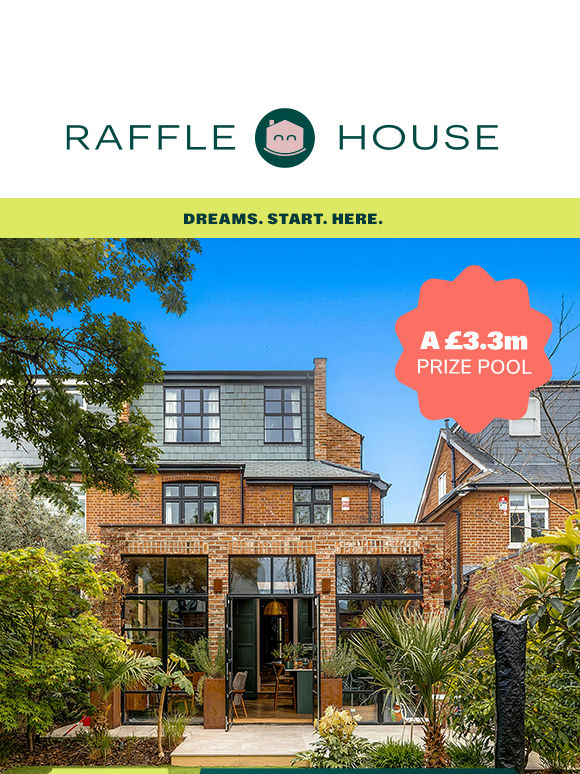 🏡🏠 2 Dream Homes. 100 Tickets for FREE. A £3.3m Prize Pool.