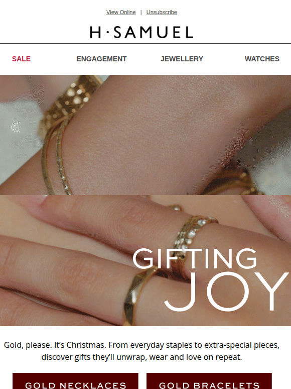 All they want for Christmas? Gold.