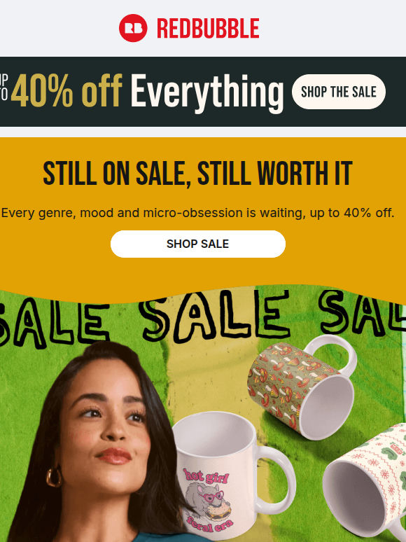 Don't Forget: Up to 40% off Sitewide 🤩