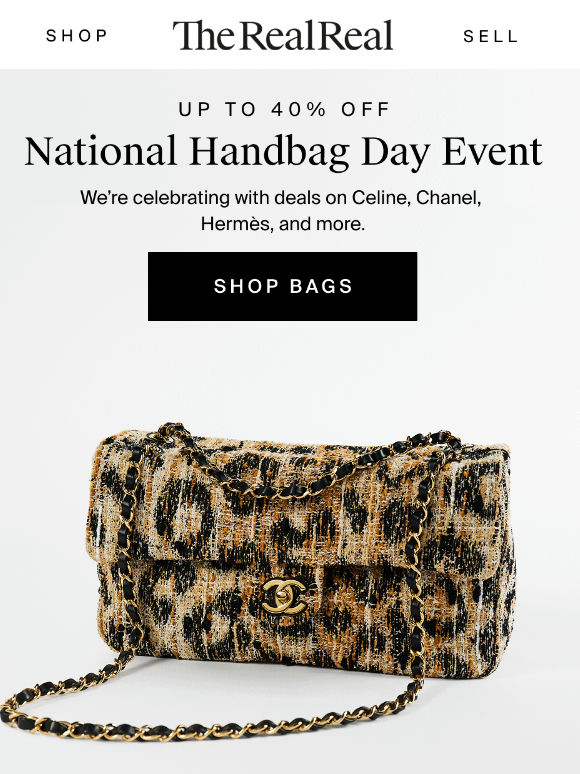Up to 40% off bags from Celine, Hermès & more