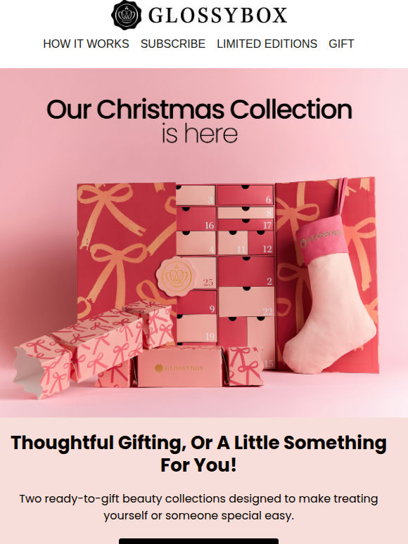 NOW LIVE: Glossybox Christmas Collection 🎁