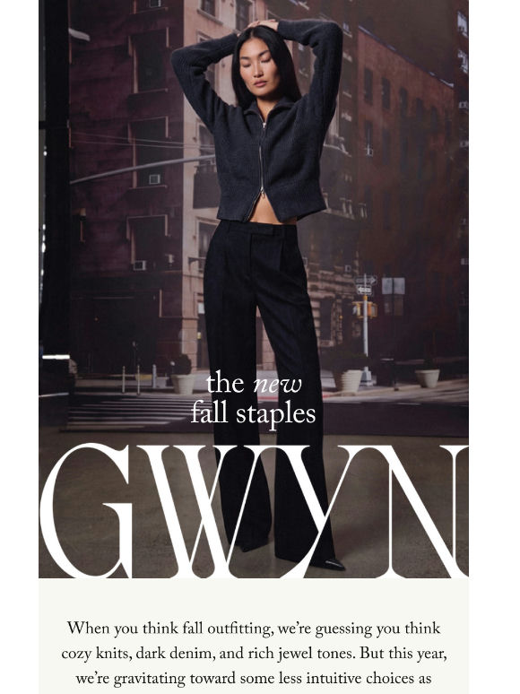 the new fall staples