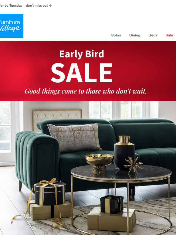 🎄 Last chance: Get your sofa in time for Christmas!