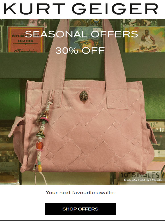 Seasonal Offers | 30% Off Selected Styles