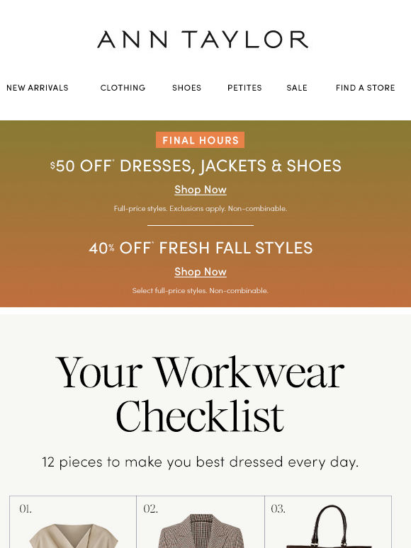 Meet Your Workwear Non-Negotiables