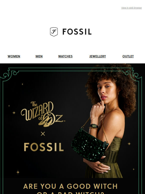✨ Early Access: Shop The Wizard Of Oz x Fossil First. ✨
