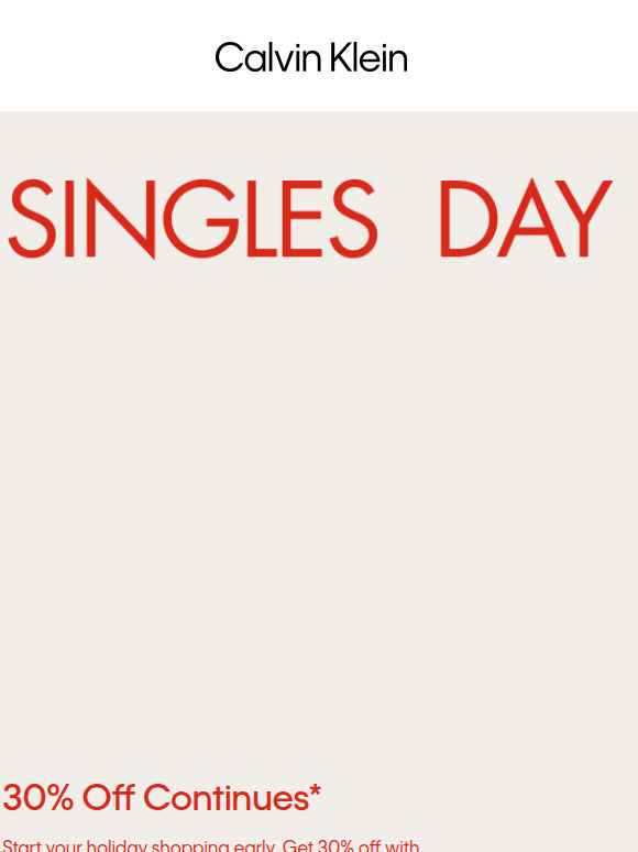 Singles' Day Continues