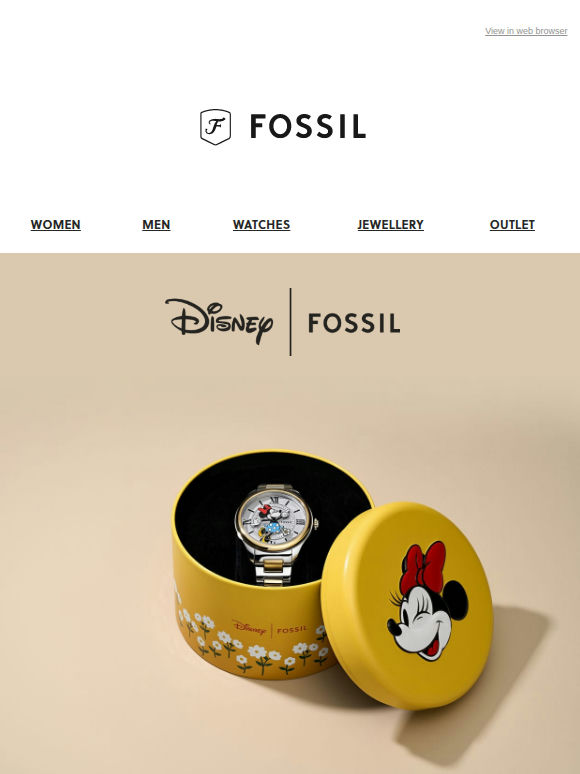🎀 Exclusive Early Access: Disney I Fossil 🌼