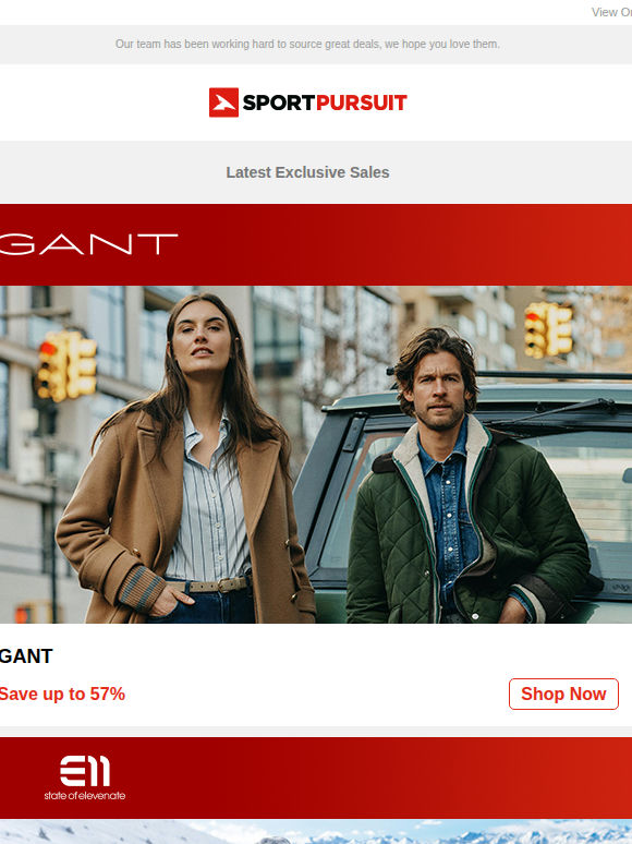 GANT | Elevenate | Danish Endurance | Flyte | Football Boots | Up to 75% Off!