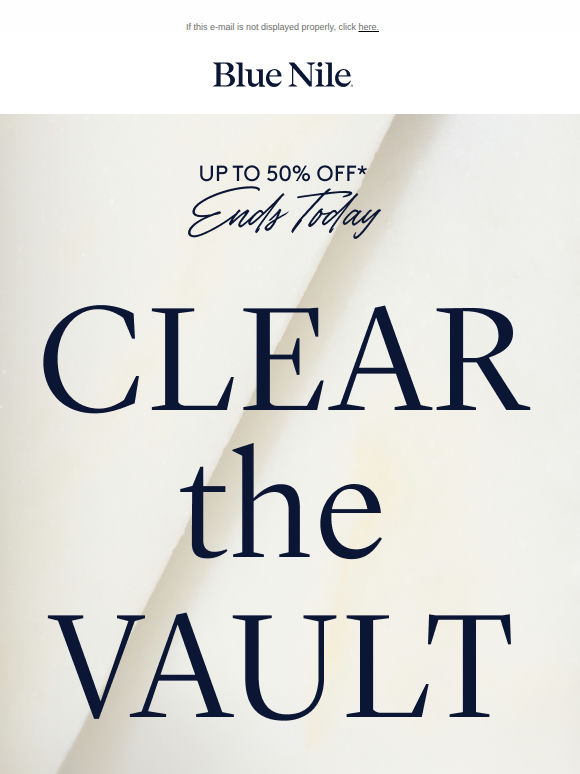 Clear The Vault Ends Tonight