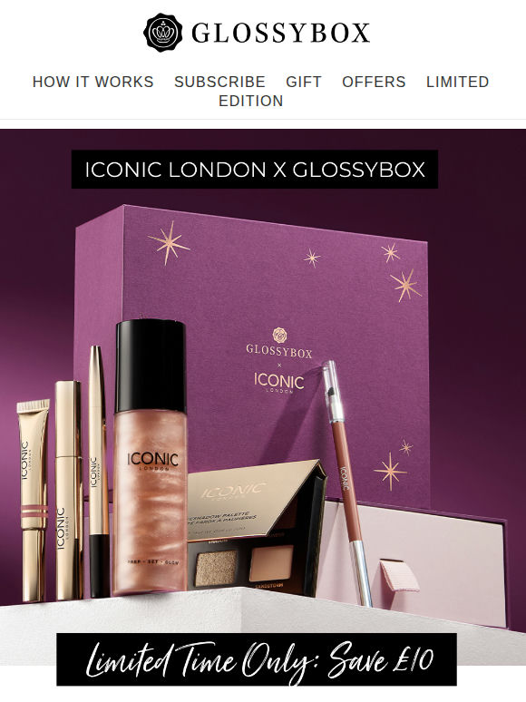SAVE £10 on ICONIC London Limited Edition