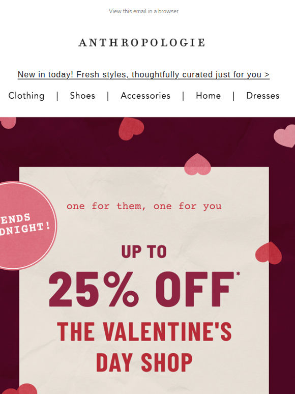 Up to 25% Off ENDS MIDNIGHT!