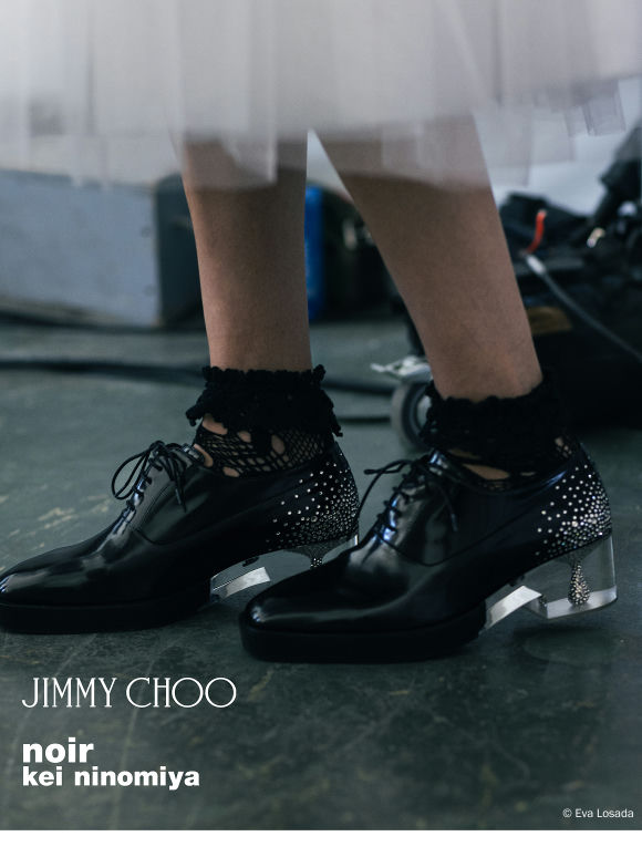 Introducing Jimmy Choo noir kei ninomiya