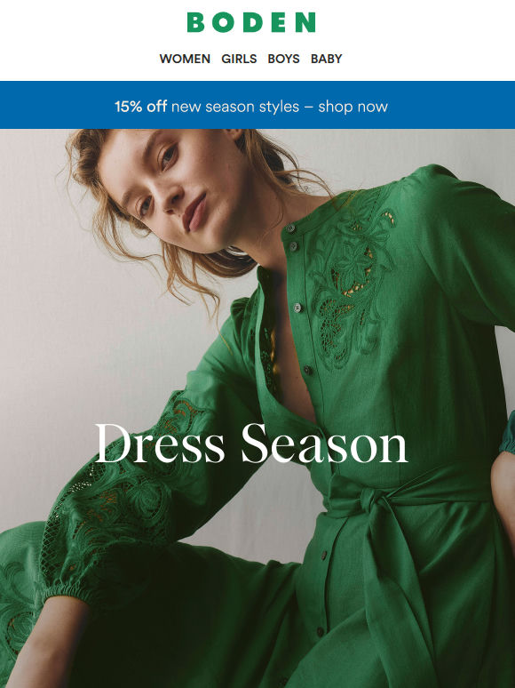 250 new dresses. You're welcome