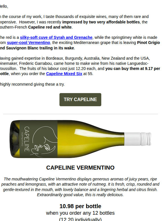Our best value wines - from £9.17, and delicious!
