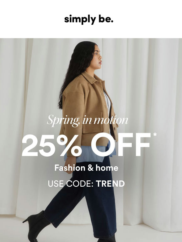 RE: Your 25% OFF