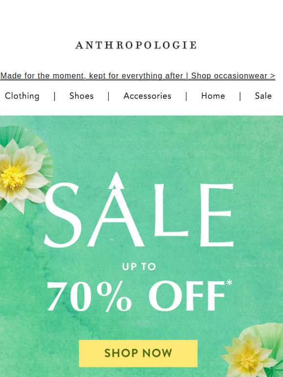 PSA: sale is now up to 70% off