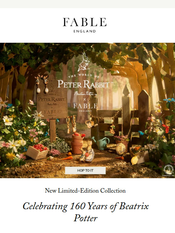 New In: Peter Rabbit Limited Edition Collection​