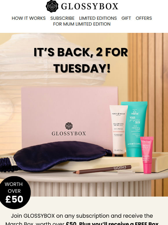 IT'S BACK: 2 for Tuesday! 💖