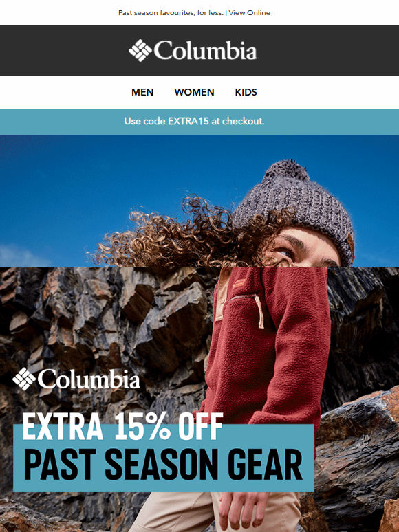 Get an Extra 15% off clearance gear 😍