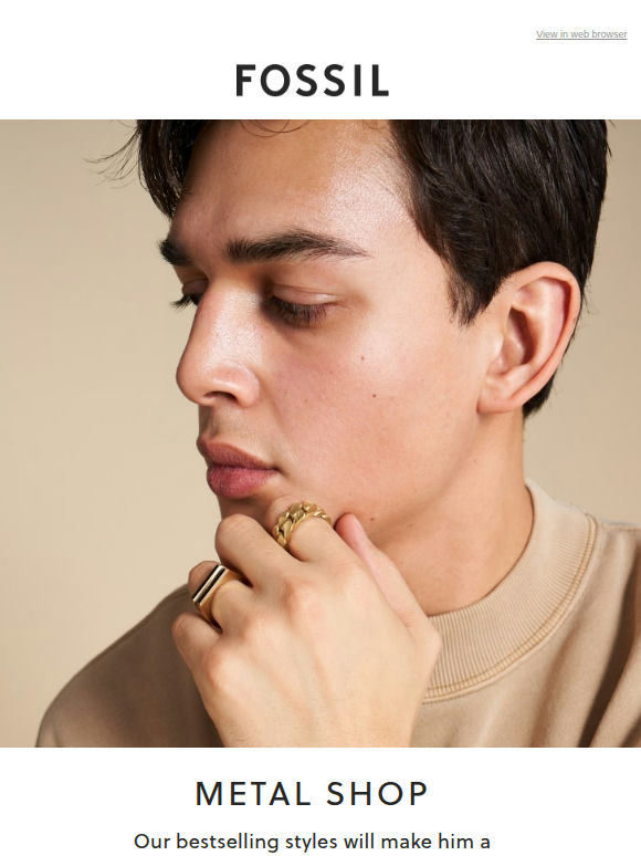 For Him: Bold Chains + Statement Rings