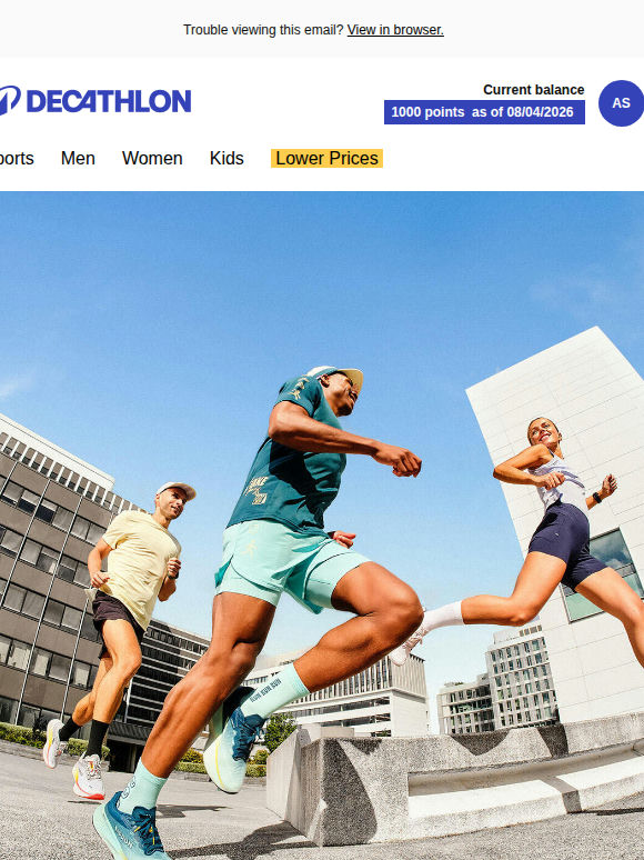 It's marathon season - get ahead of the competition with some new gear!