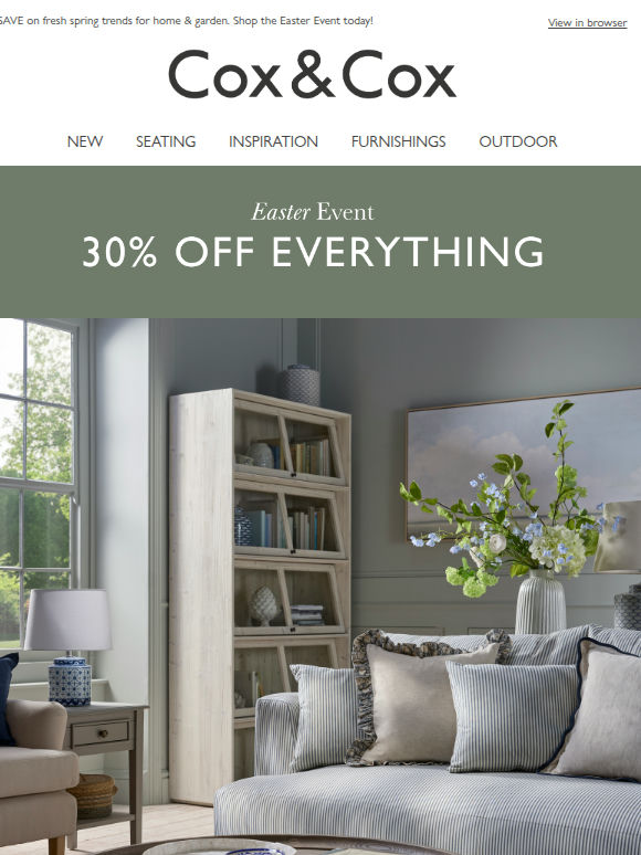 Timeless coastal style | Take 30% OFF everything this week!