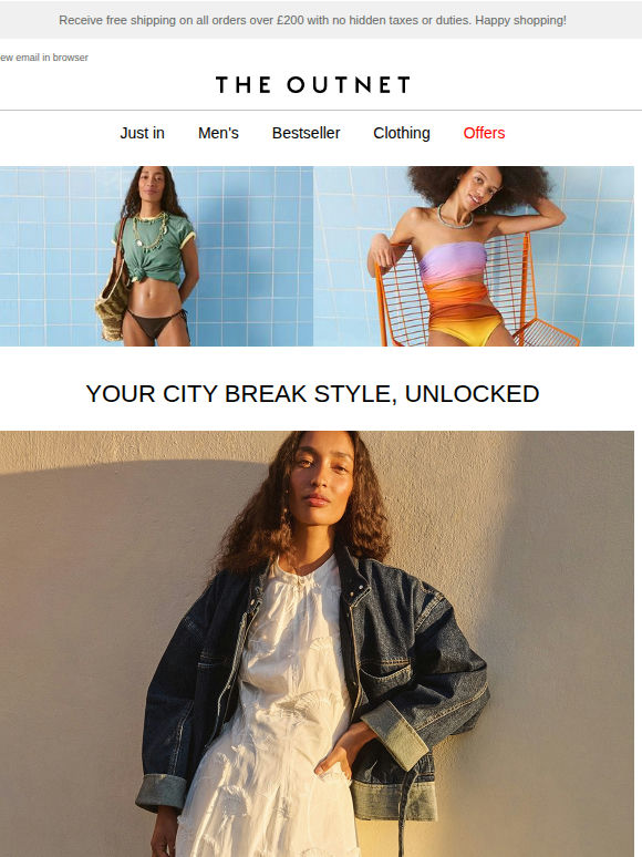 Pack less for your next city break