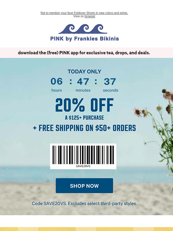 FYI: You Can Get 20% Off Today 👀