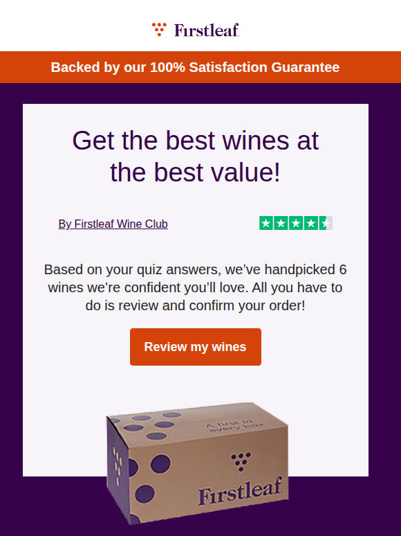 Your personalized wines are ready!