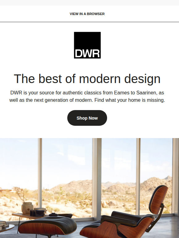 Welcome to Design Within Reach