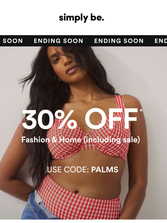 PSA: 30% OFF ends tomorrow! That’s all 👠