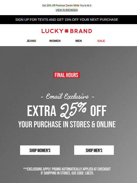 One Lucky Mother 💐 Extra 25% Off Ends Today