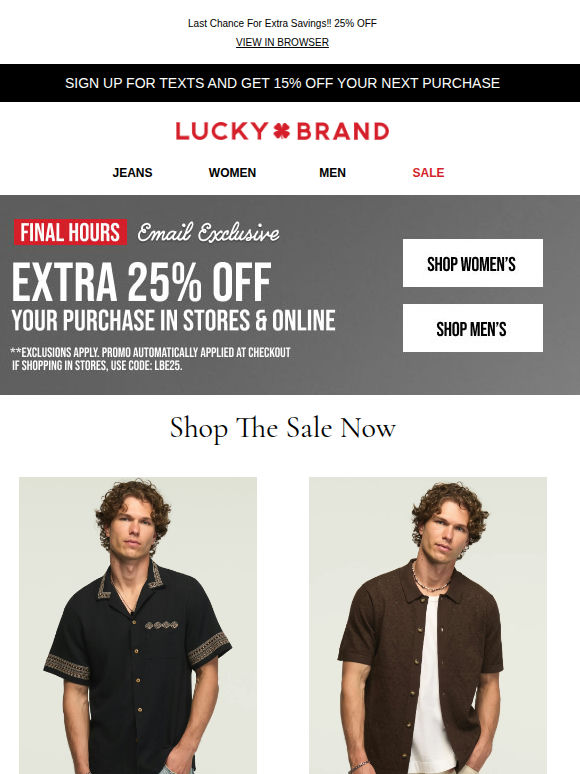 Your Summer Look, Up To 50% Off