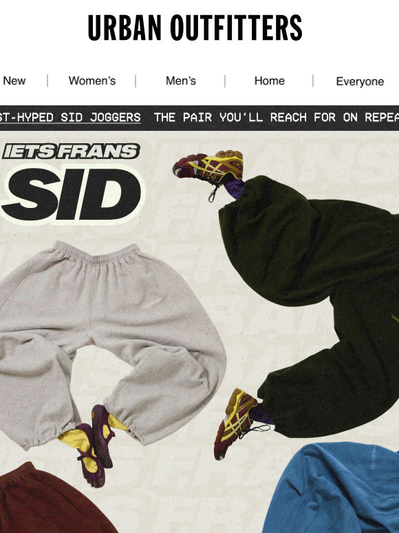 Meet the Sid joggers. Your new default setting