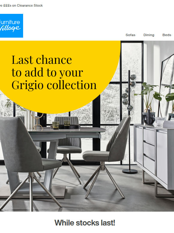 Last chance to buy Grigio! ⏰