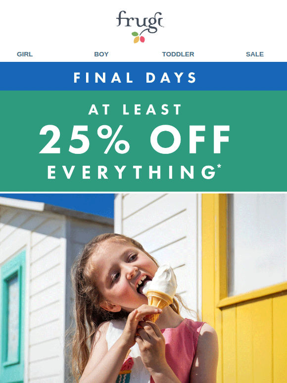 EXTRA 10% off ENDS THURSDAY!
