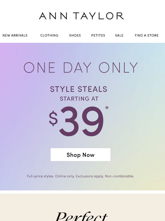 Wear-Now Style Steals Starting At $39 (!)