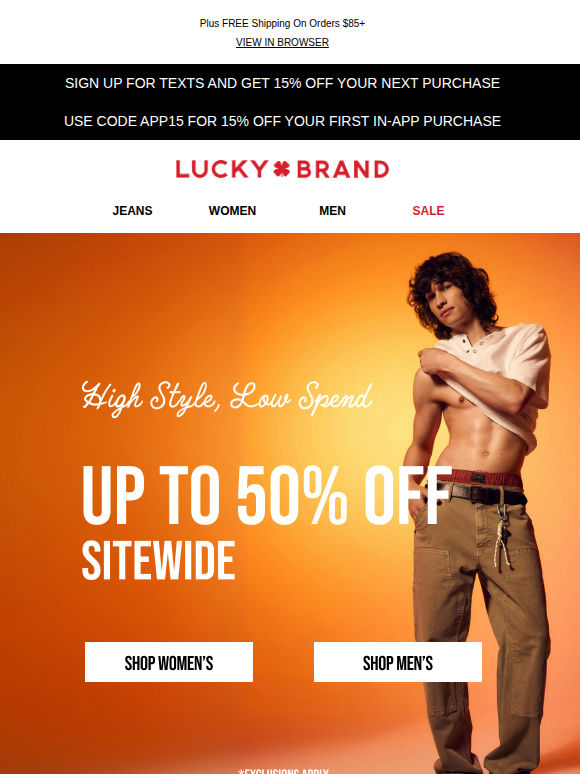 SITEWIDE SALE 🎉 Up To 50% Off