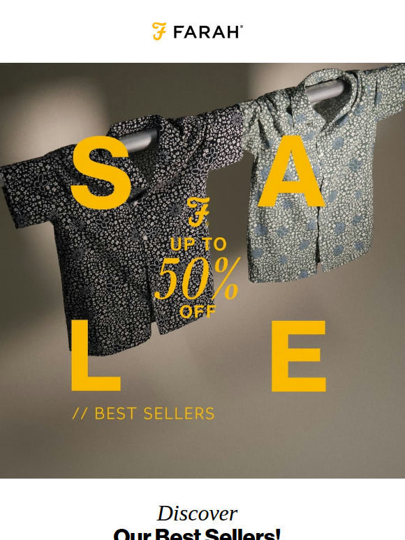 Reminder: The Farah Sale Continues