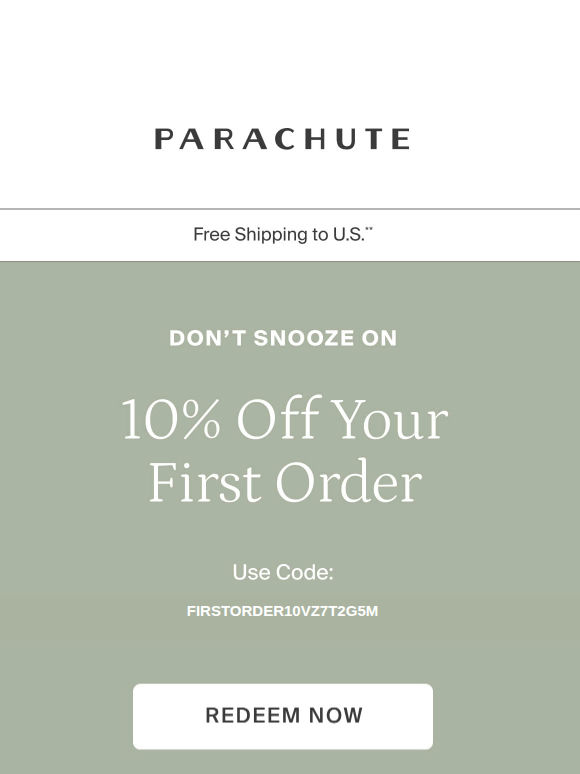 Hey Sleepyhead, Your Welcome Offer Is Waiting