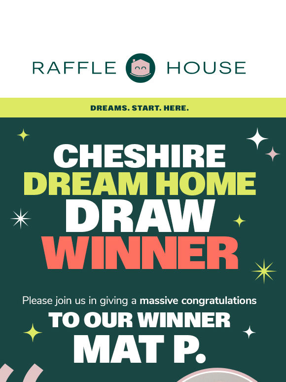 The Cheshire Dream Home Draw results are IN! 🏡🎉