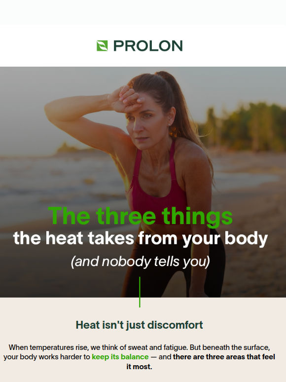 ☀️ Summer heat: the real effects on your body