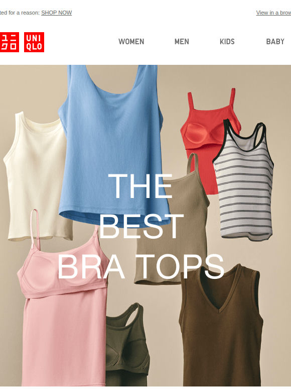 Meet the bra tops everyone loves