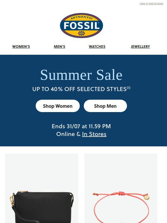 Shop the Sale Up to 40% Off