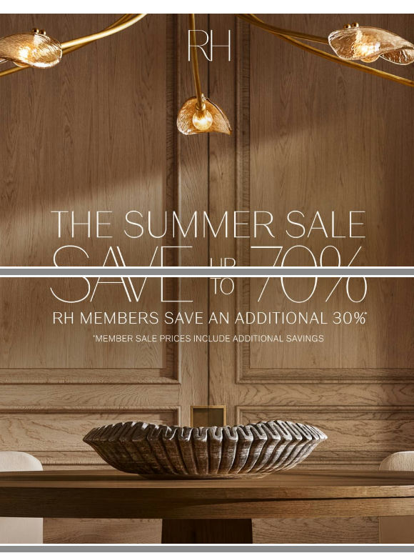 The Summer Sale. Save Up to 70% on Living, Dining, Bedroom & More.