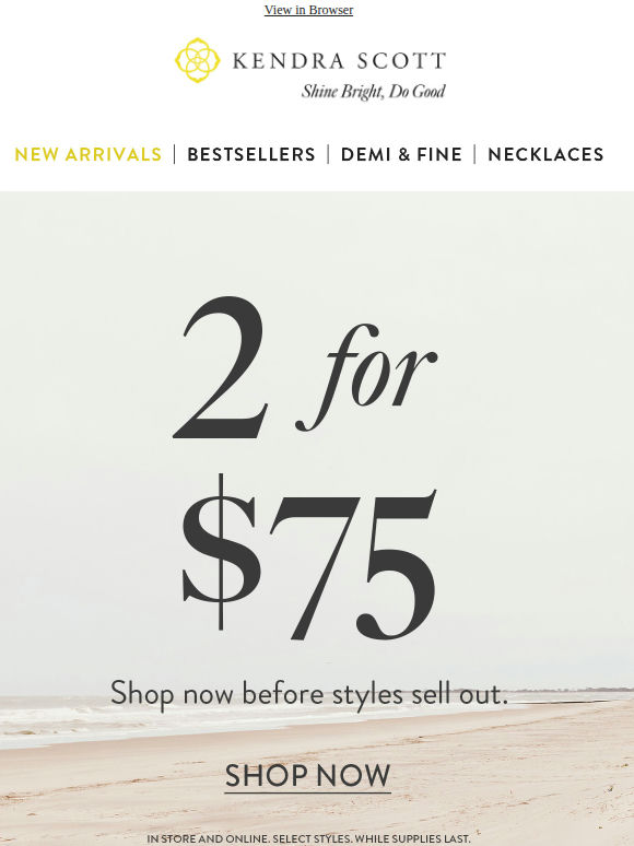 2 for $75: Too Good to Miss