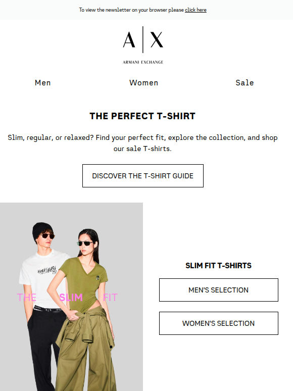 T-Shirts: find your perfect fit