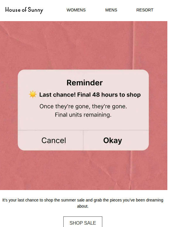 LAST CHANCE