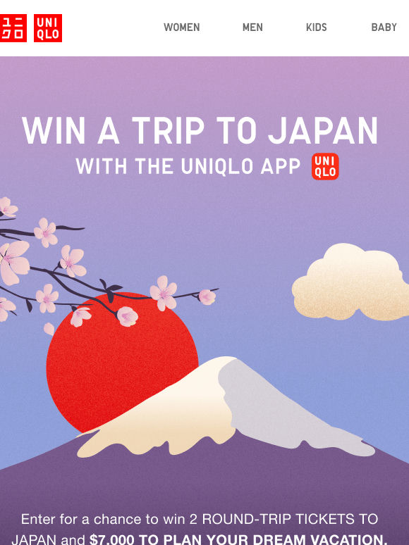 Win a FREE trip to Japan!
